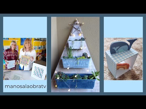 Manosalaobratv 2021 Programa 41 Pintura Decorativa -   Pintar Papeles - Árbol de Navidad Botánica