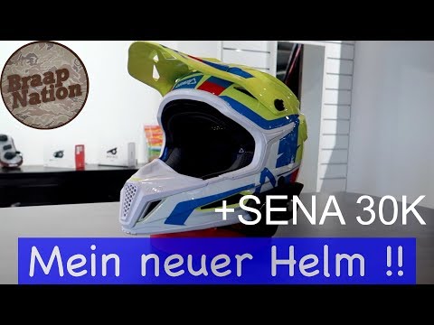 My new helmet +SENA 30k installation by a professional / Tutorial / Braap Nation