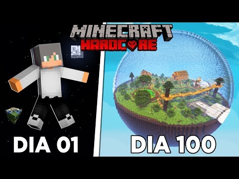 EU SOBREVIVI 100 DIAS NO ESPAÇO COMO UM ASTRONAUTA NO MINECRAFT HARDCORE