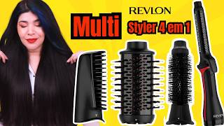 ❤️Escova Secadora REVLON ONE-STEP MULTI STYLER 4 EM 1 [1200W]
