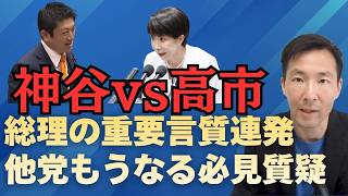 神谷vs高市、国会で激論！定数削減の矛盾とネット広告規制の必要性