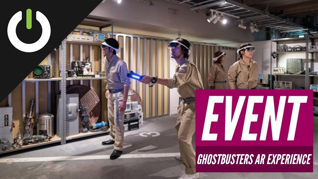 Ghostbusters AR Experience, Ginza Park, Japan (Sony) - YouTube