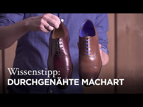 Wissenstipp: Durchgenähte Schuhe