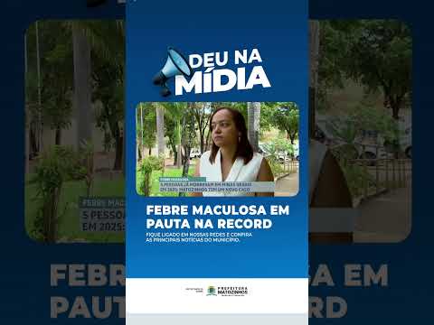 Febre Maculosa em Matozinhos MG