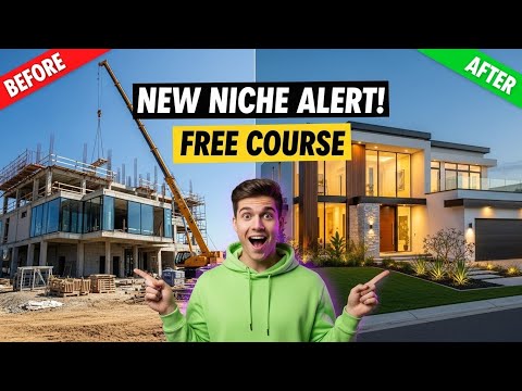 How to Create VIRAL Construction Timelapse Videos with AI (100% FREE TOOLS)