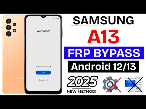 Samsung Galaxy A13 FRP Bypass Android 12/13 Without Pc | Samsung (SM-A135F) Google Account Bypass