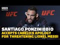 Santiago Ponzinibbio Accepts Canelo’s Apology For Threatening Lionel Messi | UFC 282 | MMA Fighting