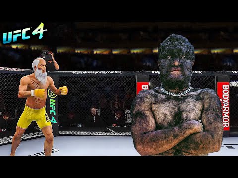 Old Bruce Lee vs. Ordinary Werewolf (EA sports UFC 4)