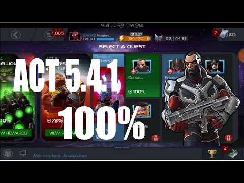 Act 5.4.1 Exploration 100% - Marvel Contest of Champions