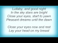 Linda Ronstadt - Brahms' Lullaby Lyrics