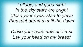 Linda Ronstadt - Brahms&#39; Lullaby Lyrics