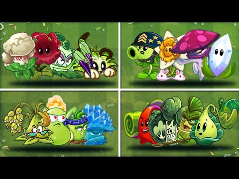 Team Tiger Grass & Pokra Vs 03 Super Team Plant - Which Team Plant Strongest？- PvZ 2 Team 04 Plant