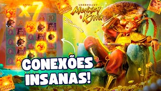 JOGANDO O SLOT LEGENDARY MONKEY KING *inacreditável* O QUE ACONTECEU! ME SURPREENDEU MUITO!!