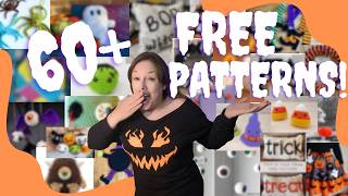 The CUTEST Halloween CROCHET PATTERNS. ALL FREE! #crochetpattern #Halloween