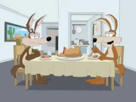 Family Guy - Coyote finally gets the Road Runner