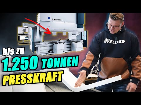 Eine der STÄRKSTEN Biegemaschinen der WELT! | Die TruBend 8000 von TRUMPF - made in Germany