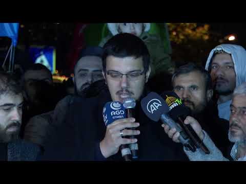 İstanbul'da Çin'in Doğu Türkistan politikaları protesto edildi
