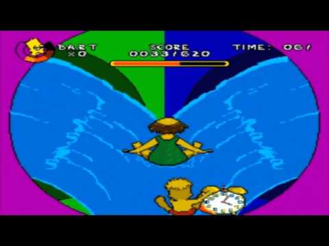 The Simpsons : Virtual Bart Megadrive