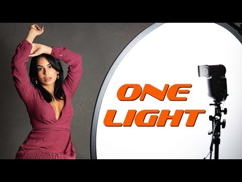 Single Light Portrait shoot - LIVE