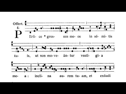 PERFICE GRESSUS MEOS, (offertorio, Graduale Triplex) – Psallite!