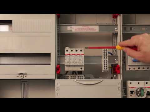 OVR-Installation - Installation eines Überspannungsschutz im oberen Anschlussraum | Anleitung