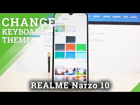 How to Change Keyboard Theme on REALME Narzo 10 – Keyboard Personalization