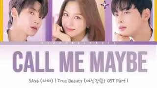 Download lagu true beauty ost part 1|CALL ME MAYBE|KDRAMA LOVE mp3