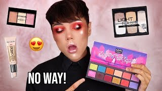 TESTING NEW DRUGSTORE MAKEUP! ft. NYX, Covergirl, Catrice, &amp; More!