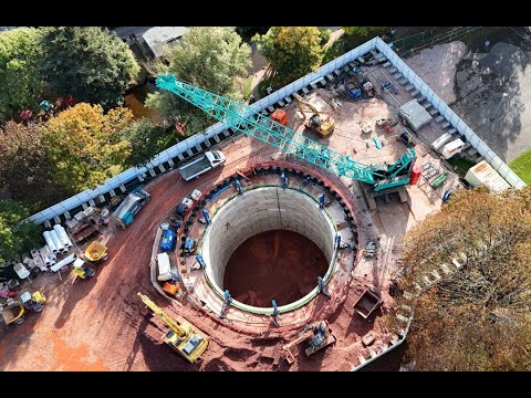 DJI Mini 4 - Devon - Dawlish - SWW Storm Water Tank Construction - 20251004