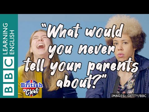 British Chat - What would you never tell your parents about?