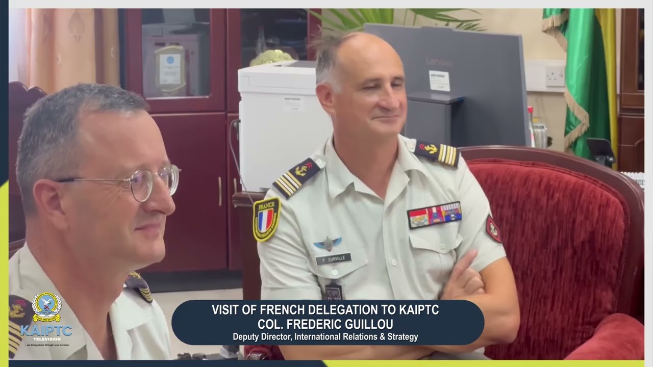 Delegation from the French Directorate for International Relations and Strategy...