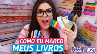Como eu MARCO meus LIVROS | Post-Its, Marca-Texto e Flags! | #27
