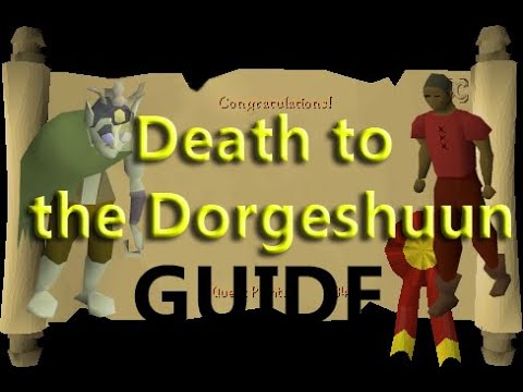 Death to the Dorgeshuun 2021 OSRS quest guide