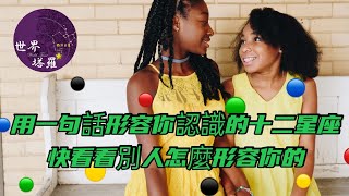 [心情] 一句話形容你認識的十二星座，快看看別人