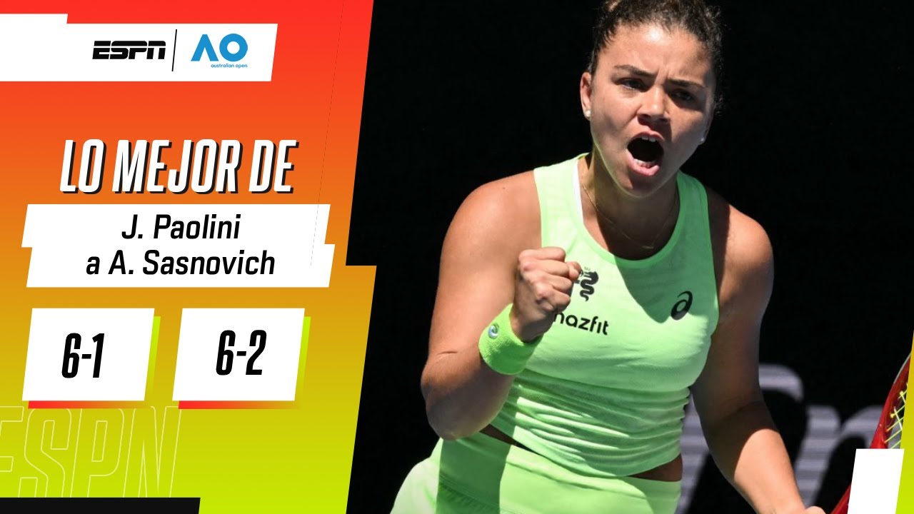 PAOLINI EMPEZÓ CON EL PIE DERECHO EL AUSTRALIA OPEN Y PASÓ A SEGUNDA RONDA | RESUMEN