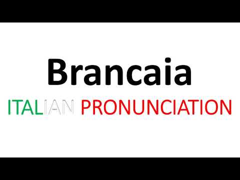 How to Pronounce Brancaia? Italian Tuscan Wine (Il Blu, Tre, Ilatraia, Chianti Classico)