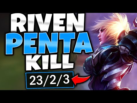RIVEN'S DIVINE BUILD GOT ME A PENTA-KILL! (SHOULD YOU USE IT?) - S12 Riven TOP Gameplay Guide