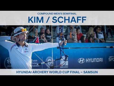 Kim Jongho v Kris Schaff – compound men’s semifinal | Samsun 2018