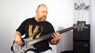 Video thumbnail for The RockBass Corvette Basic Passive Fretless 5-String - with Ove Bosch by Framus & Warwick