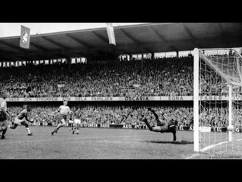 Gol de Pelé x Suécia em 1958 (Remasterizado) | 4K 60fps