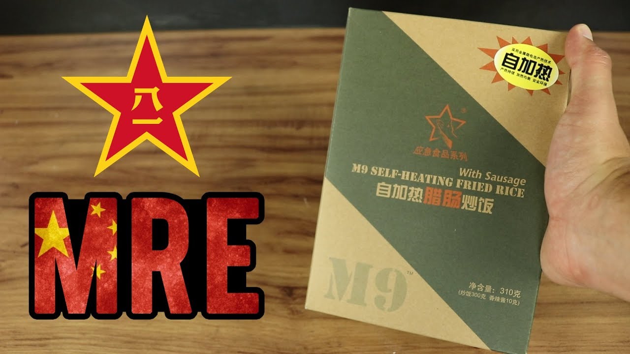 PROVEI A COMIDA DO EXÉRCITO DA CHINA! VEIO PASTEL DE FLANGO??