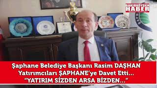 ŞAPHANE YATIRIM İÇİN SİZLERİ BEKLİYOR