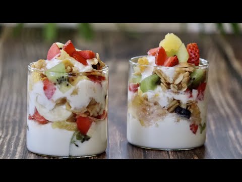 Yogurt Parfait | Healthy Dessert, snack or breakfast|...