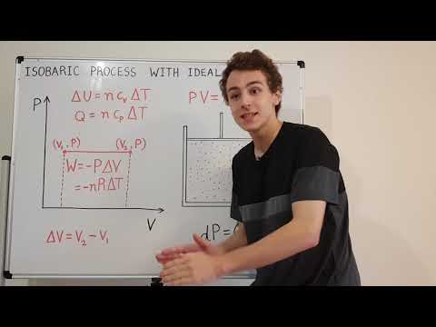 Quantitative Description of Isobaric (Constant Pressure) Process with Ideal Gas