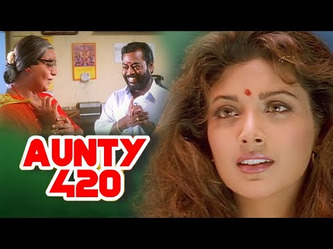 Aunty 420 - Kamal Haasan - Comedy Scene (Chachi 420) | Meena, Gemini Ganesan
