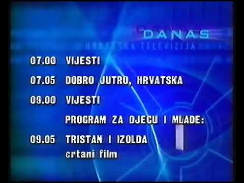 [1080p60] HRT 2, 9. lipnja 2004. - ident, pregled programa i odjava programa
