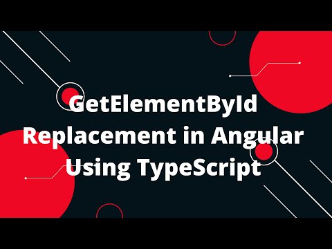Getelementbyid Replacement In Angular Using Typescript Angular 14 Tutorial