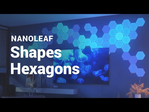 Nanoleaf shapes hexagon stk  white 9 pack
