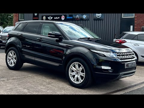 2013 (13) Range Rover Evoque Pure 2.2 SD4 Auto in Santorini Black. 45k Miles. 12 Services. £12,000