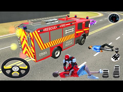 Firefighter Robot Transform Truck - Emergency Rescue Simulator - Android Gameplay